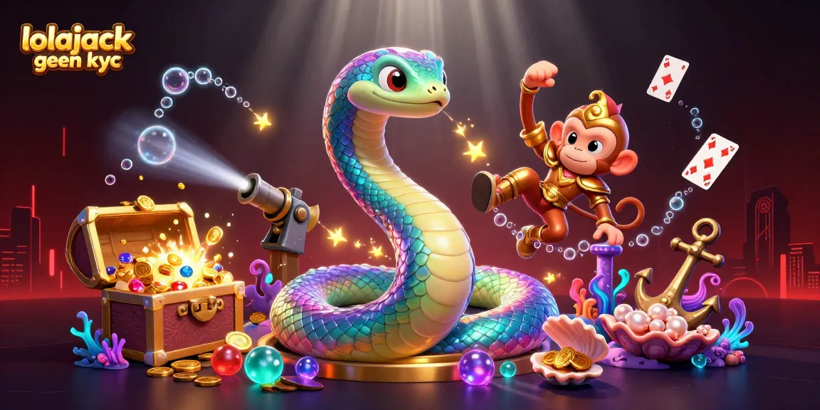 Experience thrilling fun at Lolajack zonder KYC with vibrant characters, treasures, and magical elements!